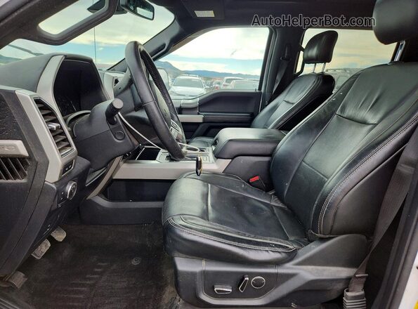 1FTEW1EG2HFC15212 2017 FORD F150 White წინა სალონის ხედი