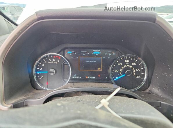 1FTEW1EG2HFC15212 2017 FORD F150 White ხელსაწყოთა პანელის ხედი