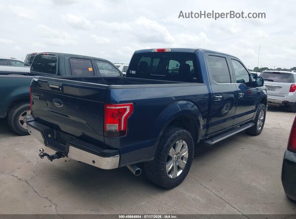 1FTEW1EG2HFC33192 2017 FORD F150 Blue Rear right