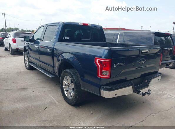 1FTEW1EG2HFC33192 2017 FORD F150 Blue Rear left
