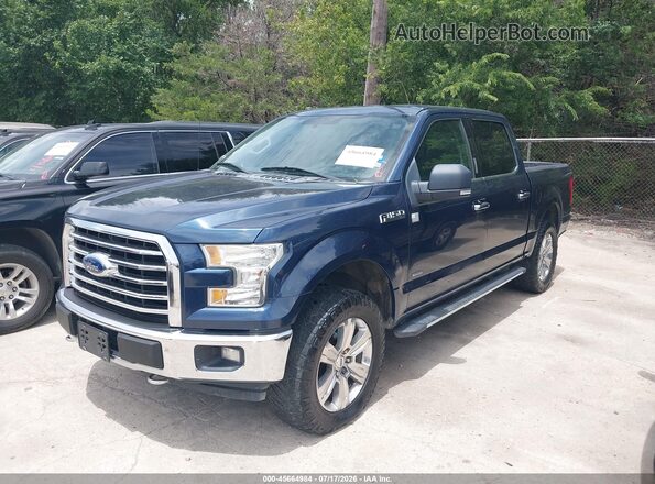 1FTEW1EG2HFC33192 2017 FORD F150 Blue Front left