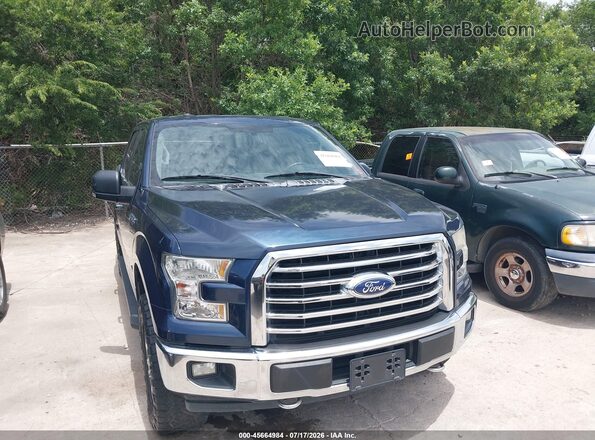 1FTEW1EG2HFC33192 2017 FORD F150 Blue Front view