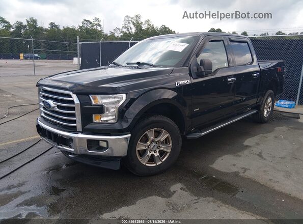 1FTEW1EG2HFC49876 2017 FORD F150 Black Передня ліва чверть