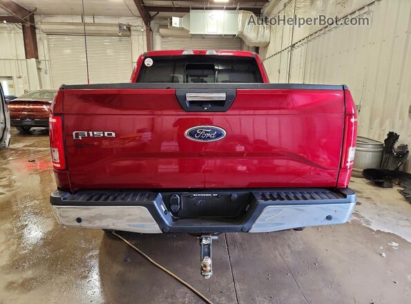 1FTEW1EG2HKC02855 2017 FORD F150 Красный Вид сзади