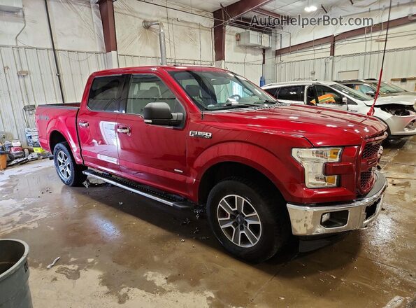 1FTEW1EG2HKC02855 2017 FORD F150 Красный Передняя правая четверть