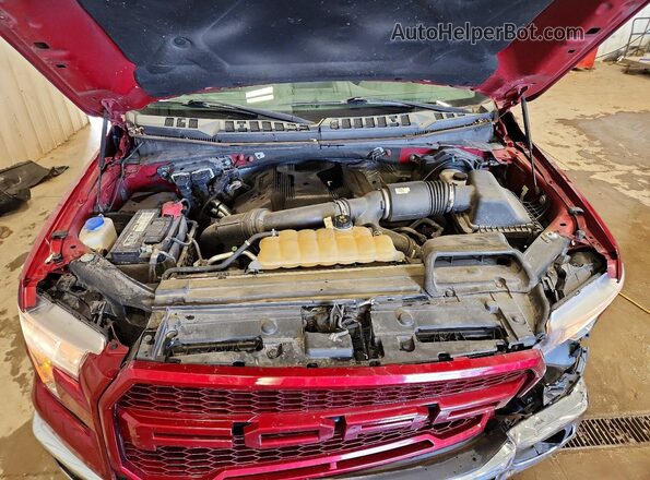 1FTEW1EG2HKC02855 2017 FORD F150 Красный Вид задней части салона
