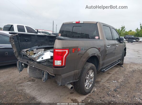 1FTEW1EG2HKC59783 2017 FORD F150 Brown Tył prawy