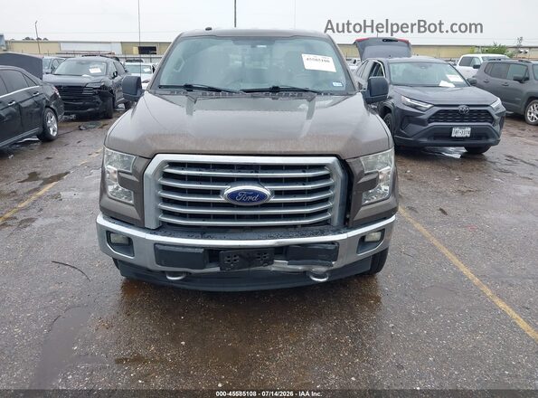 1FTEW1EG2HKC59783 2017 FORD F150 Brown Widok z przodu