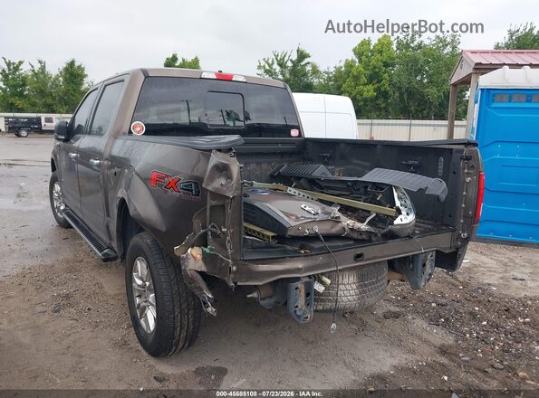 1FTEW1EG2HKC59783 2017 FORD F150 Brown Tył lewy