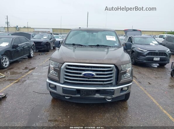 1FTEW1EG2HKC59783 2017 FORD F150 Brown Widok wnętrza z tyłu