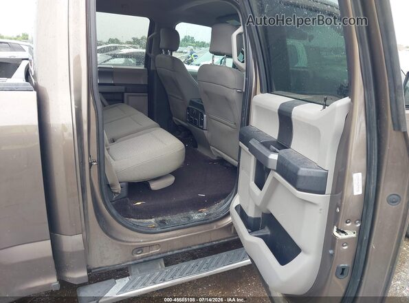 1FTEW1EG2HKC59783 2017 FORD F150 Brown Widok naklejki z numerem VIN