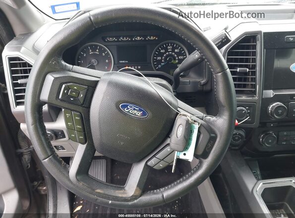 1FTEW1EG2HKC59783 2017 FORD F150 Brown Widok deski rozdzielczej