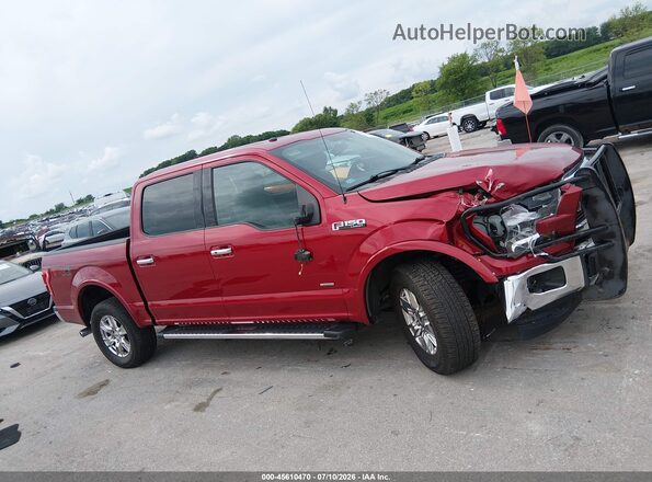 1FTEW1EG2HKD47541 2017 FORD F150 Red Панорамний вид салону 360°