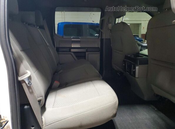 1FTEW1EG2JFC89090 2018 FORD F150 White Rear seats view