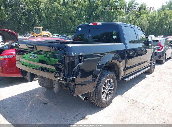 1FTEW1EG2JFC91874 2018 FORD F150 Черный Задняя правая четверть