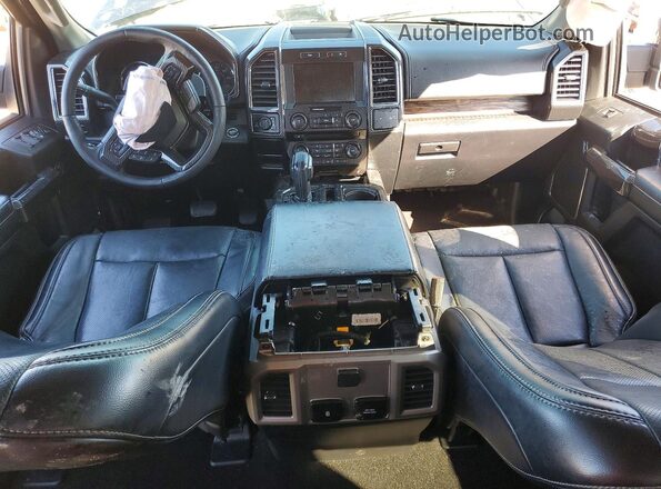 1FTEW1EG2JFE55544 2018 FORD F150 Blue Vista del salpicadero