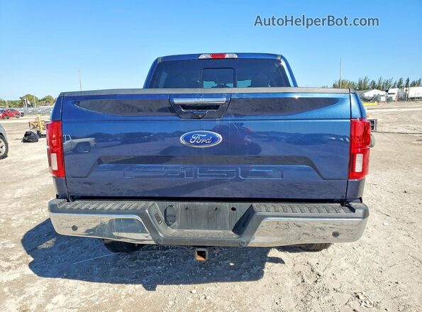 1FTEW1EG2JFE55544 2018 FORD F150 Blue Vista trasera