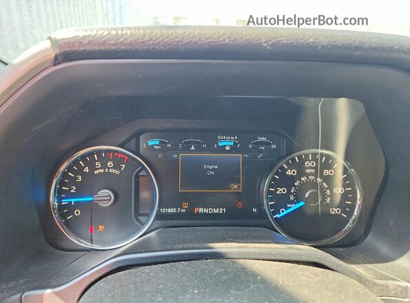 1FTEW1EG3GFA29368 2016 FORD F150 White ხელსაწყოთა პანელის ხედი