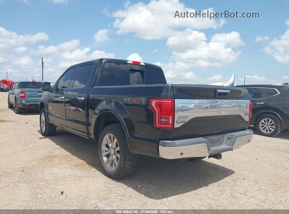 1FTEW1EG3GFB77634 2016 FORD F150 Black უკანა მარცხენა