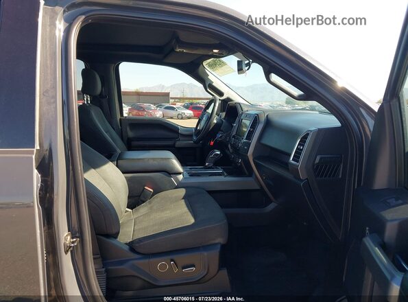 1FTEW1EG3GKF85140 2016 FORD F150 Gray Front interior view