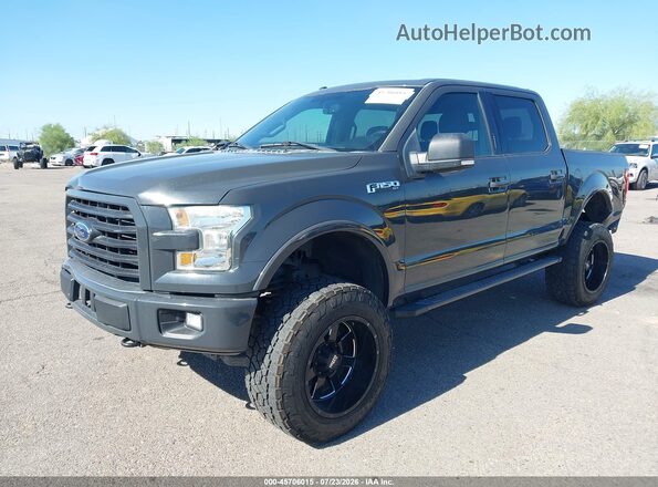 1FTEW1EG3GKF85140 2016 FORD F150 Gray Front left