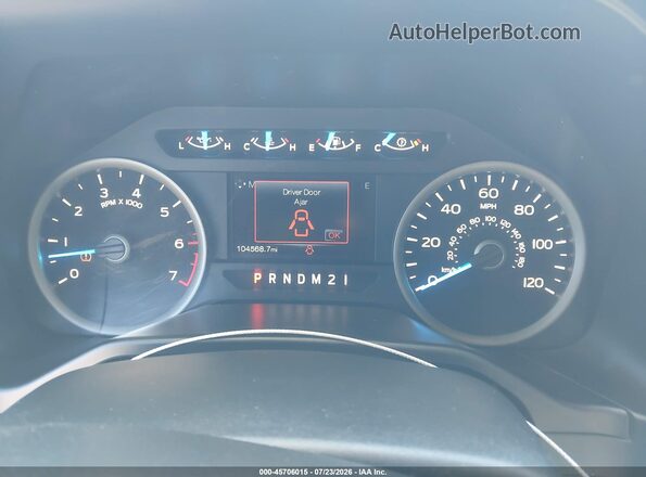 1FTEW1EG3GKF85140 2016 FORD F150 Gray Rear seats view