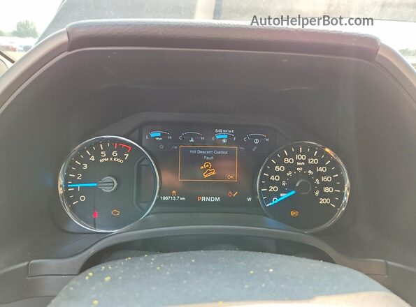 1FTEW1EG3HKE28712 2017 FORD F150 Black Instrument cluster view