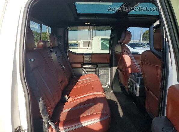 1FTEW1EG3JFD89814 2018 FORD F150 White უკანა სავარძლების ხედი