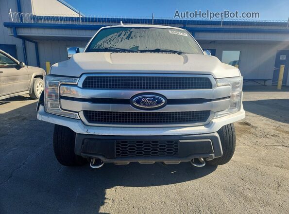 1FTEW1EG3JFD89814 2018 FORD F150 White წინა ხედი