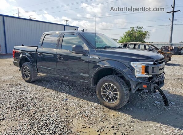 1FTEW1EG3JFE57741 2018 FORD F150 Black წინა მარჯვენა