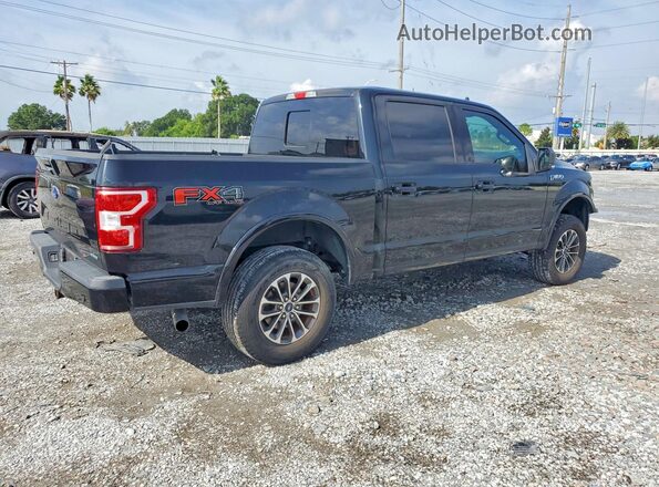 1FTEW1EG3JFE57741 2018 FORD F150 Black უკანა მარჯვენა