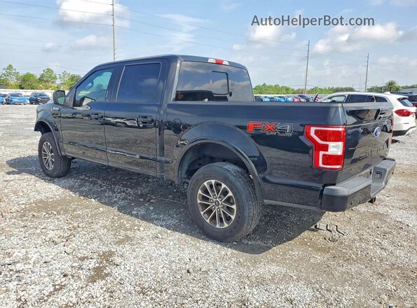 1FTEW1EG3JFE57741 2018 FORD F150 Black უკანა მარცხენა