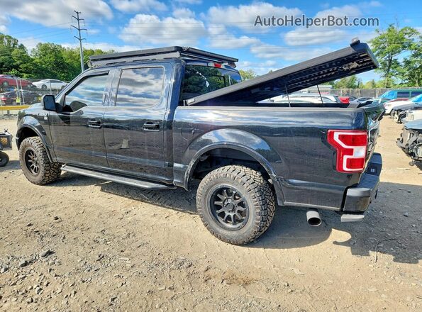 1FTEW1EG3JFE60400 2018 FORD F150 Black Rear left
