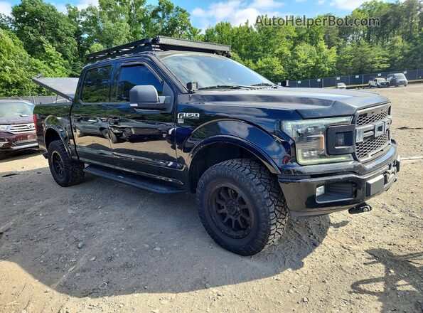1FTEW1EG3JFE60400 2018 FORD F150 Black Front right