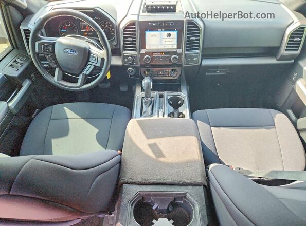 1FTEW1EG3JFE60400 2018 FORD F150 Black Dashboard view
