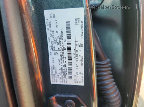 1FTEW1EG3JKC46319 2018 FORD F150 Зеленый Вид подкапотного пространства
