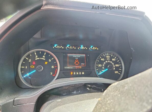 1FTEW1EG3JKC46319 2018 FORD F150 Зеленый Вид щитка приборов