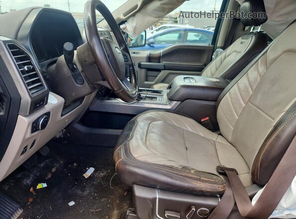 1FTEW1EG3KFD27038 2019 FORD F150 Black Widok wnętrza z przodu