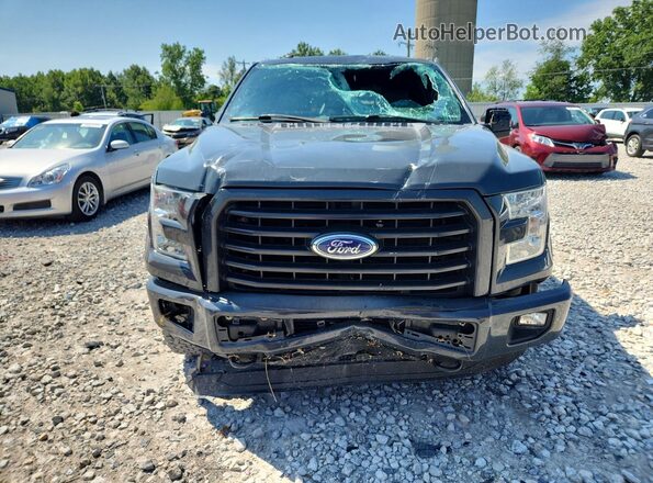 1FTEW1EG4GFC83445 2016 FORD F150 Gray Դիմացի տեսք