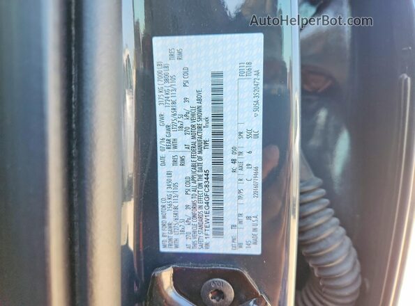 1FTEW1EG4GFC83445 2016 FORD F150 Gray Շարժիչի բաժամունքի տեսք