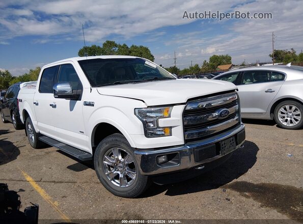 1FTEW1EG4GKF68377 2016 FORD F150 Белый Вид задней части салона