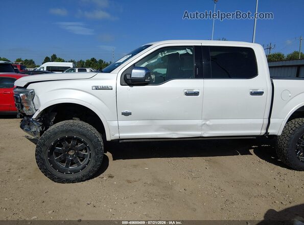 1FTEW1EG4JFD51945 2018 FORD F-150 FX OFFROAD White სალონის 360-გრადუსიანი ხედი