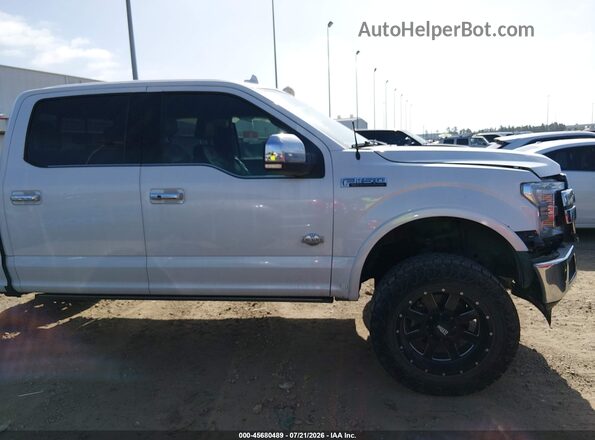 1FTEW1EG4JFD51945 2018 FORD F-150 FX OFFROAD White უკანა სალონის ხედი