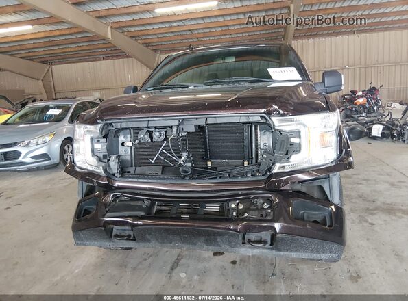 1FTEW1EG4JKF00698 2018 FORD F150 Burgundy Widok zestawu wskaźników