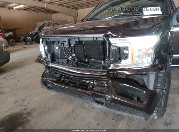 1FTEW1EG4JKF00698 2018 FORD F150 Burgundy 