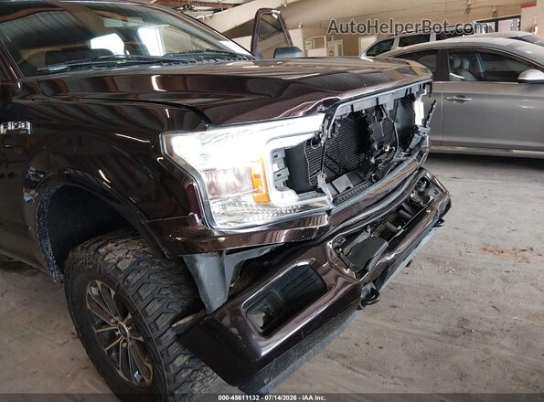 1FTEW1EG4JKF00698 2018 FORD F150 Burgundy 