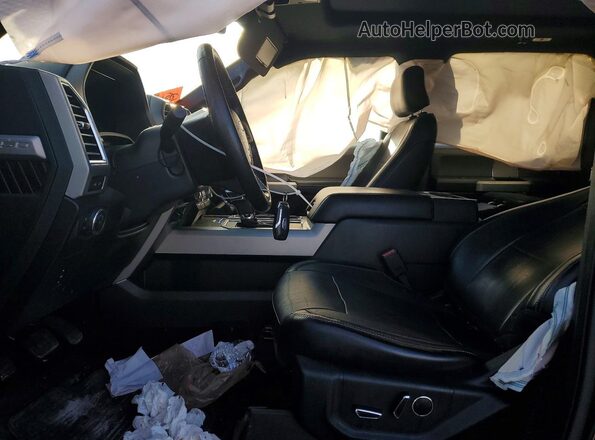 1FTEW1EG5GFB77411 2016 FORD F150 Черный Вид салона спереди