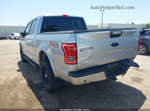 1FTEW1EG5GKE13272 2016 FORD F150 Silver Задня ліва чверть