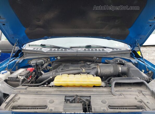 1FTEW1EG5HFB48685 2017 FORD F150 Blue Вид ззаду