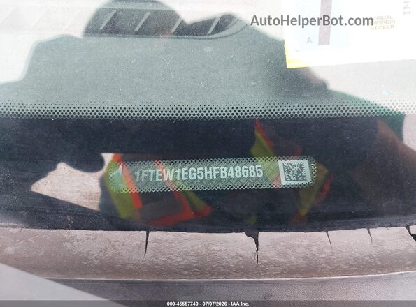 1FTEW1EG5HFB48685 2017 FORD F150 Blue Вид підкапотного простору
